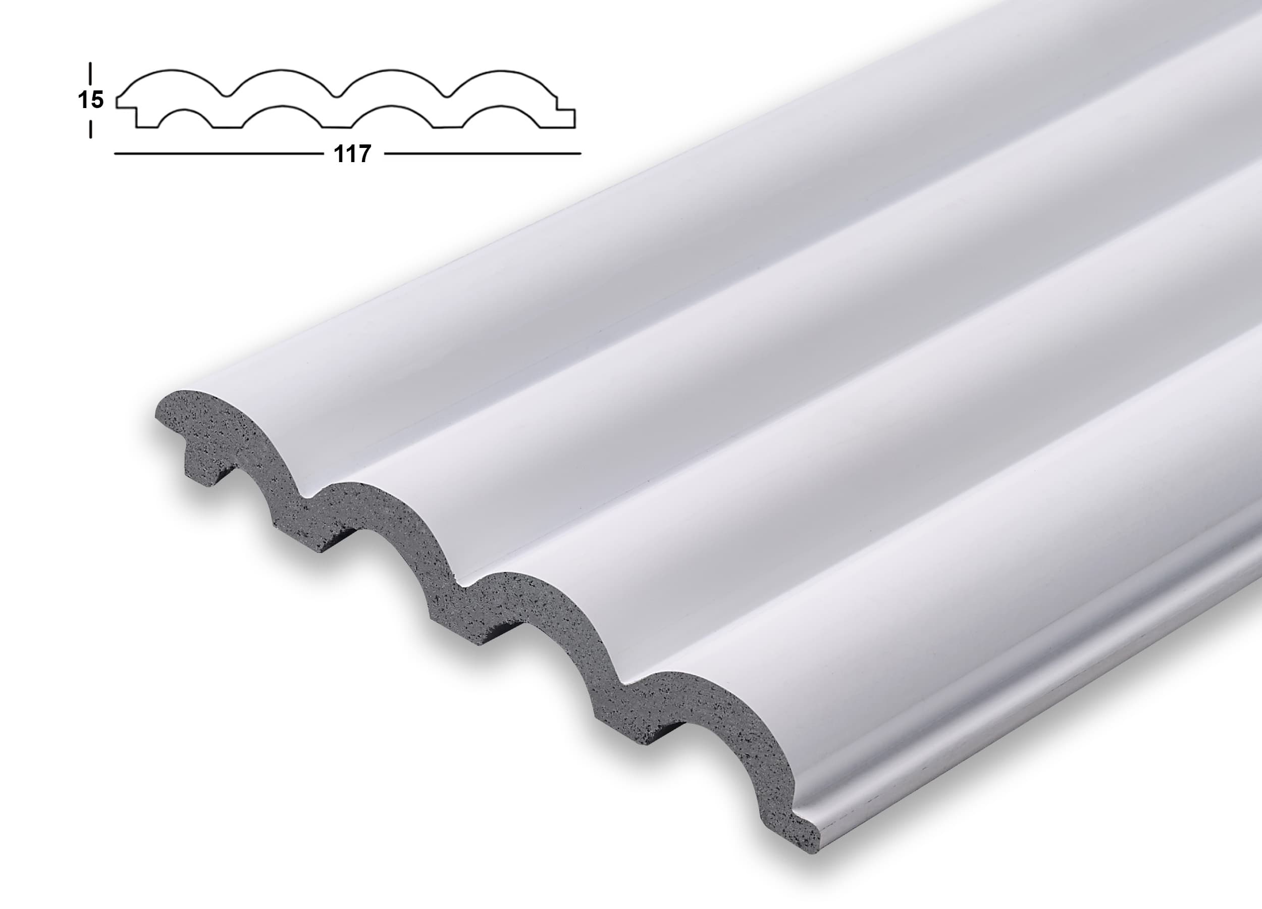 Panou 3D Trend 11715 pentru vopsit pentru vopsit în interior