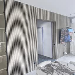 3D панель Pro-Line 1209 світле дерево з чорним світле дерево з чорним в інтер'єрі